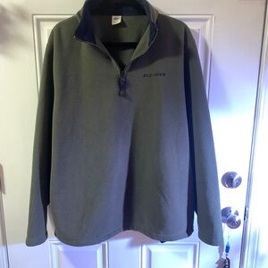 Old Navy Khaki Green Fleece Quarter Zip Top